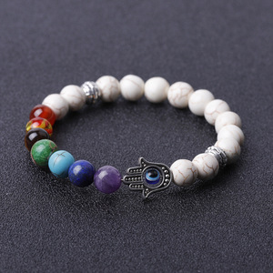 <span class=keywords><strong>Bracelet</strong></span> de Style Classique Perlé de 8mm avec Pierre de Pin Or Vert Bouddha Améthyste <span class=keywords><strong>Oeil</strong></span> de <span class=keywords><strong>Tigre</strong></span> Agate <span class=keywords><strong>7</strong></span> Chakra Boule Motif Cadeaux - Product Image 4