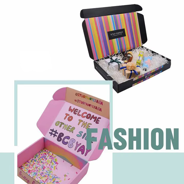 Personalized Subscription Mailer Shipping Cardboard Boxes Gift Packaging for Mailing Cosmetic Gift Paper Box