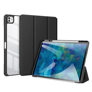 Funda Transparente Triple Plegable al por Mayor con Soporte para Lápiz para iPad Air 13 y Nuevo iPad Pro 11, para Xiaomi Pad, para <span class=keywords><strong>Samsung</strong></span> <span class=keywords><strong>Tab</strong></span> - Product Image 4