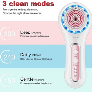 USB <b>Wireless</b> Electric Facial Cleansing Brush Face Scrubber Exfoliators for Beauty Skincare Facial Cleanser for Household Use - Product Image 3