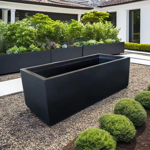 Vendita Diretta dalla Fabbrica, Fioriere Rettangolari in Acciaio Inox su Misura, Design Europeo per Giardini e Aiuole Esterne - Product Image 5