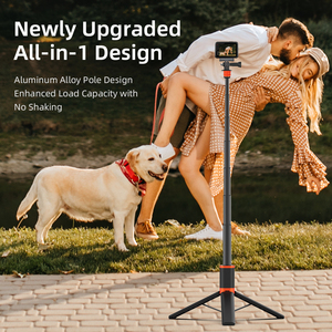 120m <span class=keywords><strong>Mini</strong></span> Selfie Stick Chân máy bong bóng cấp 6 phần chân nhẹ hàng không vũ trụ nhôm mở rộng cho điện thoại di động video/vlog - Product Image 5