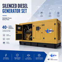 Générateur diesel silencieux de 100 à 200 kW |   Groupe électrogène insonorisé avec alternateur Stamford, contrôleur Deep Sea, ATS 50/60Hz