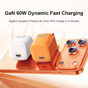 อะแดปเตอร์สำหรับ IPhone17อุปกรณ์มือถือแอนดรอยด์60W Super Fast Type-C PD3.2 AVS Gan - Product Image 3
