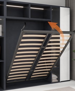 Cama Plegable de Pared Tipo Murphy de Diferentes Tamaños, Fabricada por el Fabricante, con Marco de Metal, Tamaño Queen <span class=keywords><strong>y</strong></span> King, Ahorra Espacio, Cama Oculta - Product Image 4