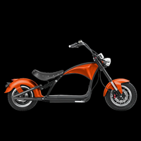Scooter électrique eAhora 60V 2000W, pneus larges de 14 pouces, chopper pour adulte, vélo de banlieue à deux roues, moto électrique verte
