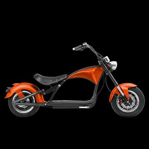 Scooter eléctrico eAhora de 60V y 2000W con llantas gruesas de 14 pulgadas, tipo chopper, bicicleta de dos ruedas para adultos, motocicleta eléctrica verde. - Product Image 6