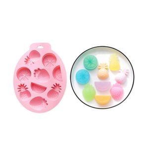 Molde de Silicona con 8 Cavidades en Forma de Fruta (Fresa, Sandía, Naranja, Piña) para Pasteles y Bandeja de Hielo para Helados, con Logotipo Personalizado - Product Image 3