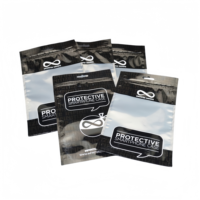 Étui de téléphone personnalisé avec logo, sac d'emballage en feuille métallisée, pochette à fermeture éclair pour écouteurs, câble USB, accessoires électroniques