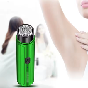 Mini Rasoio Elettrico Rotante a Doppia Lama <span class=keywords><strong>per</strong></span> Uomo IPX7 Portatile da Auto Ricaricabile Professionale <span class=keywords><strong>per</strong></span> Rimozione Peli Viso e Corpo - Product Image 3