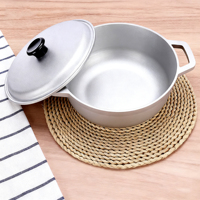 Casserole en aluminium moulé sous pression de bonne qualité, 26 cm, ustensiles de cuisine, ensemble de casseroles en aluminium moulé
