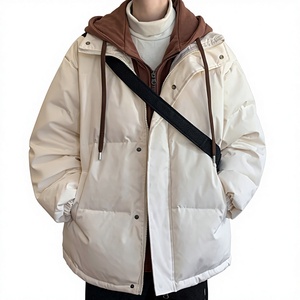 Veste d'hiver en duvet imperméable à capuche en deux pièces pour hommes et garçons 2025 Nouvelle version épaisse et chaude - Product Image 1