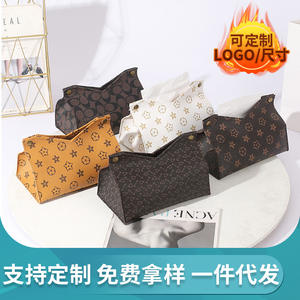 กล่องใส่กระดาษทิชชู่ในรถยนต์หนัง PU ยี่ห้อ Gunus แบบ 1-3 ช่อง สำหรับใช้ในรถยนต์ ห้องนั่งเล่น ห้องน้ำ - Product Image 5