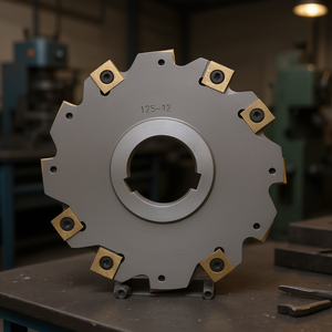 Ttake Slotting And Cutting Cutter Insert Milling Tool 125 12 With Carbide Tips For Metal <b>Machining</b> - Product Image 3