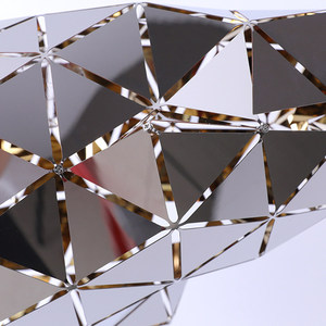 Moderne chrome <span class=keywords><strong>pierre</strong></span> métal fantaisie lustre E27 base pendentif lumière lampes pour <span class=keywords><strong>le</strong></span> <span class=keywords><strong>café</strong></span> de restaurant - Product Image 4