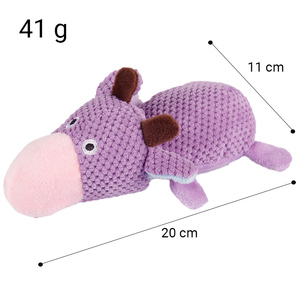 Commercio all'ingrosso forme di bovini e anatre animali domestici peluche interattivo durevole cane cigolante giocattolo da masticare - Product Image 1