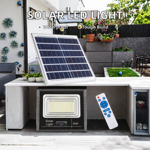 Proyector LED blanco cálido para exteriores a prueba de agua IP65, luz de inundación Solar con cuerpo de lámpara ABS para aplicaciones de jardín - Product Image 2