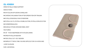 Manchon de compression réglable OL-KN004 genouillère équipement de rééducation du syndrome de la douleur fémoro-patellaire pour le travail - Product Image 6