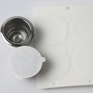 2 шт. многоразовые капсулы для эспрессо из нержавеющей стали с 100 бумажными крышками, подходят для кофемашин эспрессо - Product Image 4