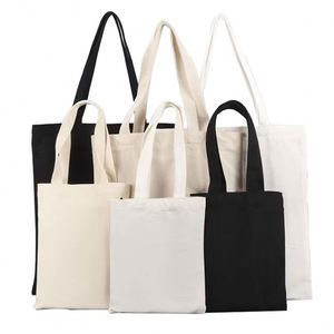 Custom Eco-Friendly <b>Reusable</b> Cotton Canvas Tote <b>Bag</b> with Letter Pattern Zipper Closure & Shoulder Strap for Birthday Gift - Product Image 1