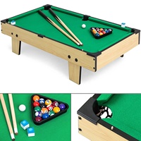 STX 3 pieds 4-en-1 Table de jeu Table de sport à domicile en cuir MDF avec piscine billard Air Hockey baby-foot Tennis de Table