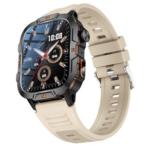Smartwatch QX12 per Uomo con Display LED da <span class=keywords><strong>1</strong></span>,96 Pollici, Torcia, SOS, Chiamate BT, IP68, Fitness, Sport all'Aperto - Product Image 4