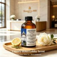 CA10115 Huile parfumée Shangri-La 2021, parfum d'hôtel, huile aromatique orientale au thé blanc frais, pour diffuseur de parfum commercial