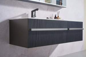 <span class=keywords><strong>Mueble</strong></span> de Baño de Pared Moderno y Lujoso Personalizado BNITM, Lavabo de Piedra, Desagüe de Cobre, Espejo Inteligente, <span class=keywords><strong>Mueble</strong></span> con Gabinete - Product Image 3