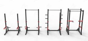 Weightlifting Strength Training Power Cages Squat Rack with <strong>J</strong> <strong>Hook</strong> - Product Image 5