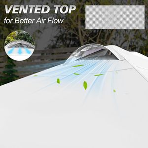 Tente Pop-Up <span class=keywords><strong>WEIZE</strong></span> 10x10, Montage en 1 Clic, Hauteur Réglable, Abri Portable Instantané, Sac de Transport à Roulettes, Résistante à l'Eau - Product Image 2
