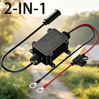 Alimentation Électrique Starlink Mini DC-DC Step-Up, Étanche IP67, Booster de Tension 105W avec Bornes à Joint Torique pour Bateau