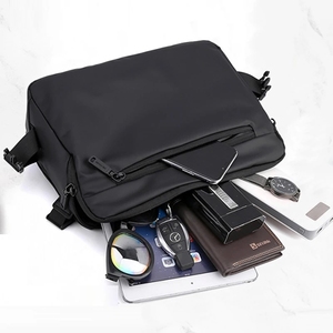 Túi đeo chéo nam đơn giản thời trang, túi đeo vai nam, dung tích lớn, chống thấm nước, túi xách công sở - Product Image 3