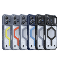 Étui de téléphone magnétique en PC rigide de haute qualité pour iPhone 17 Pro Max 16 avec protection de l'objectif de l'appareil photo