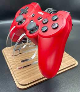 Support de manette de <span class=keywords><strong>jeu</strong></span> flottant en acrylique avec base en bois, support d'affichage pour console de <span class=keywords><strong>jeu</strong></span> PlayStation - Product Image 4