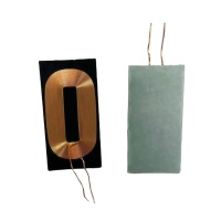 Oval Flat Wireless Charging Coil with Ferrite Shielding Sheet for Vehicle and Consumer Electronics Wireless Chargers