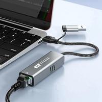 Adaptador Ethernet USB 5Gbps USB3.0 RJ45 RTL8157 Convertidor de red de chip Ethernet USB para Windows 11 PC Compatible con portátiles