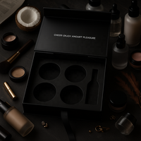 Cinta con Logotipo Personalizado, Cartón Rígido, Papel Negro para Insertar en Ropa, Materiales Reciclados con Protección UV, Laminación Mate Magnética de Lujo