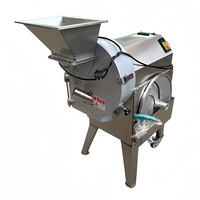 Machine de haute efficacité pour la découpe, le séchage et le broyage de chips de patate douce, d'igname, d'oignon rouge et d'échalote