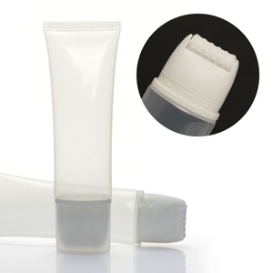 Tubo Transparente para Crema o Loción con Logotipo Impreso Personalizado, Precio de Fábrica, Cabezal con Brocha, Envase Vacío de Plástico Suave para Cosméticos y Cuidado de la Piel - Product Image 5