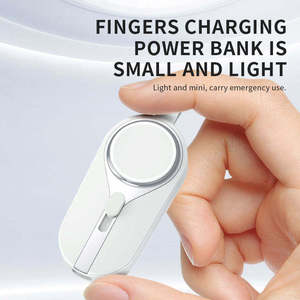 Portable 2000mAh <span class=keywords><strong>Batterie</strong></span> Au Lithium Power Bank Mini Porte-clés Chargeur D'urgence <span class=keywords><strong>iPhone</strong></span> Android IWatch Haute Nouvelle Conception 2-en-1 - Product Image 4