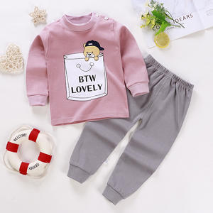 Venta Directa de Fábrica Primavera Otoño, Conjunto de Pijamas para Niños 100% Algodón Estampado Multicolor a Precio Económico - Product Image 2
