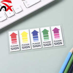 Le frecce trasparenti impermeabili personalizzate Post <span class=keywords><strong>It</strong></span> adesivi adesivi colorati per PET note adesive - Product Image 3