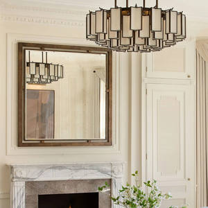 Lámpara de Araña LED de Alabastro y Bronce de Lujo, Redonda, Grande, de Alta Gama, para Vestíbulo de <span class=keywords><strong>Hotel</strong></span>, Villa o Banquete, Estilo Español - Product Image 6