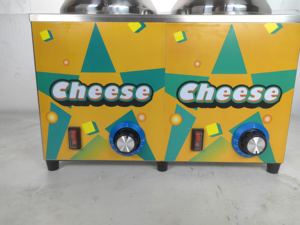 110V 220V Acero inoxidable CE Single Double <span class=keywords><strong>Triple</strong></span> Pumps Dispensador de salsa Comercial Hot Fudge Warmer para Chocolate Queso Caramelo - Product Image 3