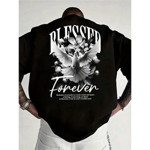 Camiseta estampada unisex para hombre con diseño de paz y bendición eterna, regalo para el hogar de alta calidad - Product Image 1