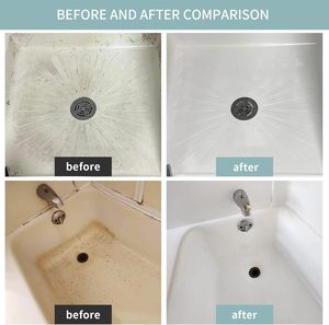 Paquete de 2 azulejos de bañera de <span class=keywords><strong>aerosol</strong></span> blanco, pintura de <span class=keywords><strong>Aerosol</strong></span>, Kit de acabado de azulejos de bañera de cerámica, papel tapiz de baño, encimera DIY <span class=keywords><strong>para</strong></span> cerámica - Product Image 5