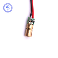 Tête de Module de Diode à points Laser, lot de 2 pièces, 6mm rouge 650nm 5V 5mW focale