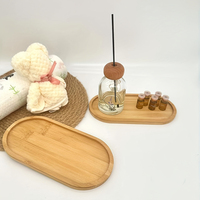Elegantes Holz-Lackiertablett Minimalistisches Design Langlebiges Muster Faltbar für Küche & Bad Geeignet für Seifenspender Kerzen