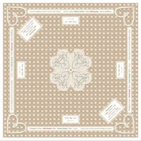 Tapis de Mahjong en Caoutchouc Imprimé Moderne Antidérapant pour Jeux de Poker et de Mahjong