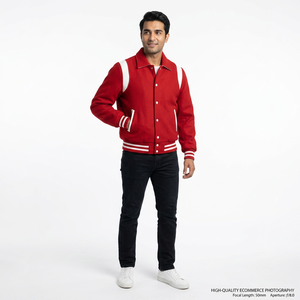 Nouvelle arrivée : veste varsity légère pour homme, manches longues, séchage rapide, prix de gros d'usine, vêtements à prix avantageux - Product Image 1